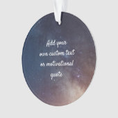 独自の引用文の作成カスタム-夜空 オーナメント (正面)