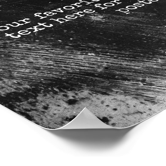 独自の引用文の作成グランジ ポスター (角)