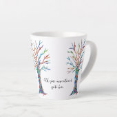 独自の引用文の感動的作成 カフェラテマグ (右アングル)