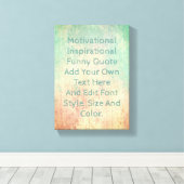 独自の引用文の追加 キャンバスプリント (インサイチュ (ウッドフロア))