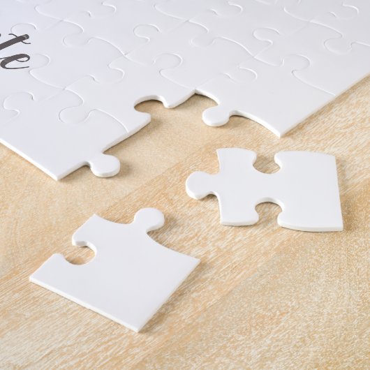 独自の引用文ひまわり感動的を追加 ジグソーパズル (側面)