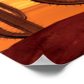 独自の引用文をカスタム作成 – Desert Cacti ポスター (角)