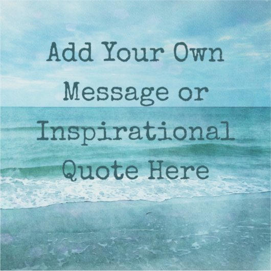 独自の引用文を作やる気を起こさせる感動的成 シール (正面)