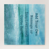 独自の引用文を作やる気を起こさせる感動的成 ジグソーパズル (横)