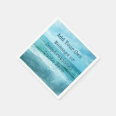 独自の引用文を作やる気を起こさせる感動的成 スタンダードカクテルナプキン (角)