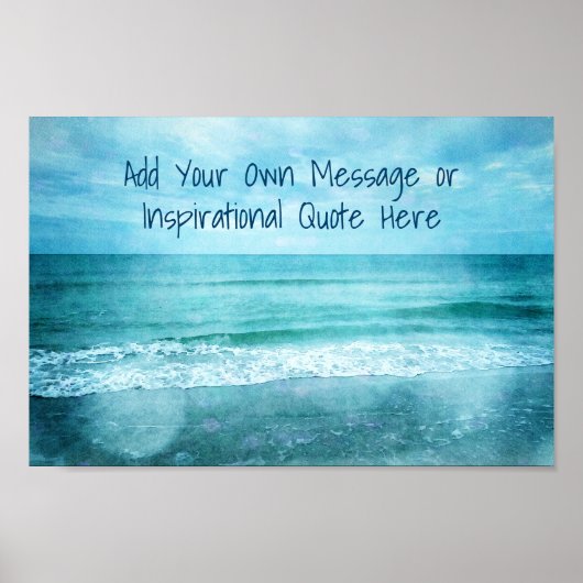 独自の引用文を作やる気を起こさせる感動的成 ポスター (正面)