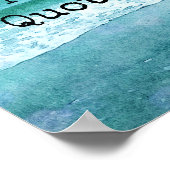 独自の引用文を作やる気を起こさせる感動的成 ポスター (角)