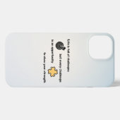 独自の引用文を作やる気を起こさせる感動的成 iPhoneケース (裏面横)