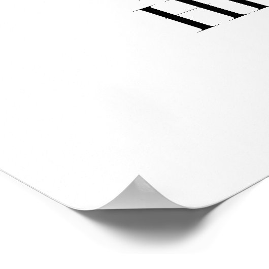 独自の引用文を作エレガントモダン成 ポスター (角)