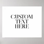 独自の引用文を作エレガントモダン成 ポスター (正面)