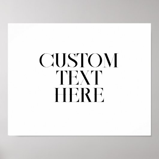 独自の引用文を作エレガントモダン成 ポスター (正面)