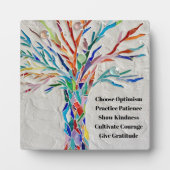 独自の引用文を作感動的やる気を起こさせる成 フォトプラーク (正面)