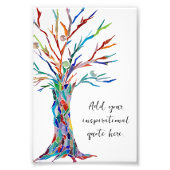 独自の引用文を作感動的やる気を起こさせる成 フォトプリント            (正面)