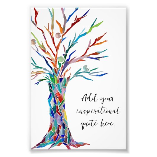 独自の引用文を作感動的やる気を起こさせる成 フォトプリント            (正面)