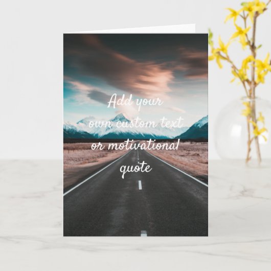 独自の引用文を作成カスタム-オープンロード カード (黄色い花)