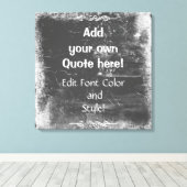 独自の引用文を追加白枠 キャンバスプリント (インサイチュ (ウッドフロア))