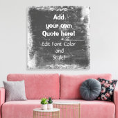 独自の引用文を追加白枠 キャンバスプリント (インサイチュ (リビング))