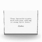 独自の引用文アクリルカスタムブロックを作成する フォトブロック (正面)