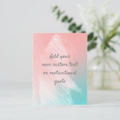 独自の引用文カスタムの作成 – パステル ポストカード (スタンド正面)