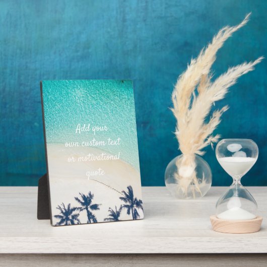 独自の引用文カスタムの作成 – ビーチ フォトプラーク (側面)