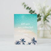 独自の引用文カスタムの作成 – ビーチ ポストカード (スタンド正面)