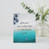 独自の引用文カスタムの作成 – ビーチ ポストカード (スタンド正面)