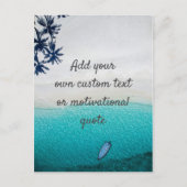 独自の引用文カスタムの作成 – ビーチ ポストカード (正面)