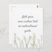 独自の引用文カスタムの作成 – フローラ ポストカード (正面/裏面)