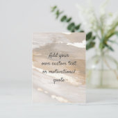 独自の引用文カスタムの作成 – 中立 ポストカード (スタンド正面)