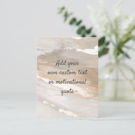 独自の引用文カスタムの作成 – 中立 ポストカード (スタンド正面)