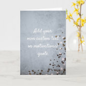 独自の引用文カスタムの追加 – 星と光 カード (黄色い花)