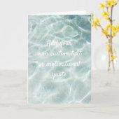 独自の引用文カスタムの追加 – 海 カード (黄色い花)