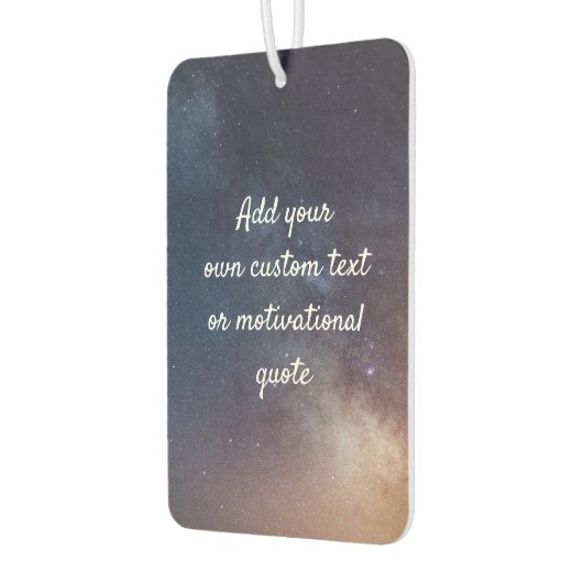 独自の引用文カスタムを作成 – Night Sky Car Air F カーエアーフレッシュナー (左)