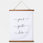 独自の引用文カスタムスクリプトのエレガント作成 吊り下げ型タペストリー (正面)