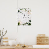 独自の引用文カスタムポスターの作成 – フローラ ポスター (キッチン)