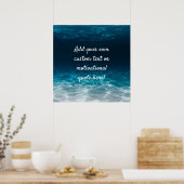 独自の引用文カスタムポスターの作成 – 海海 ポスター (キッチン)