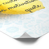 独自の引用文カスタムポスターの作成 – Lemon ポスター (角)