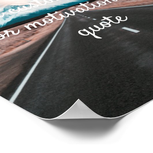 独自の引用文カスタムポスターの作成 – Open Road ポスター (角)