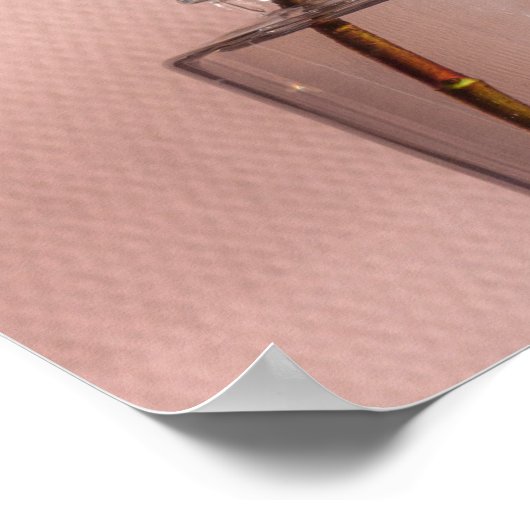 独自の引用文カスタムポスターの作成 – Pink Rose ポスター (角)