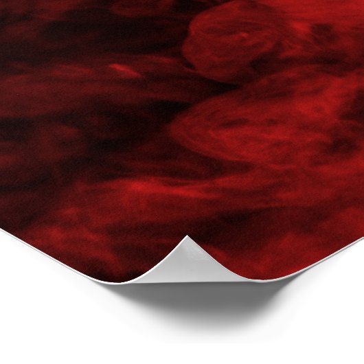 独自の引用文カスタムポスターの作成 – Red Smoke ポスター (角)