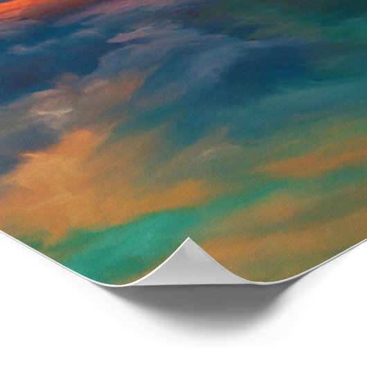 独自の引用文カスタムポスターの作成 – Sky ポスター (角)