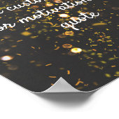 独自の引用文カスタムポスターの作成 – Sparkles ポスター (角)