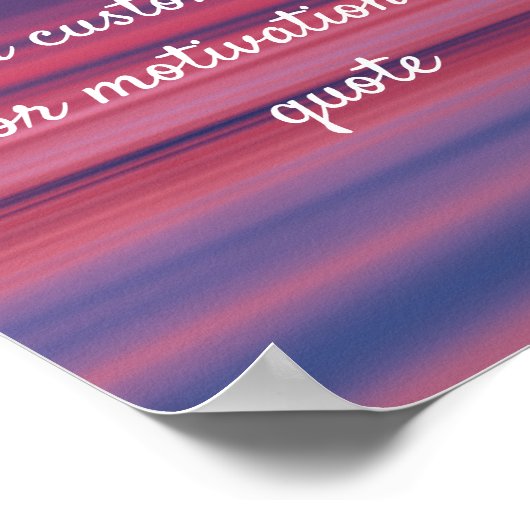 独自の引用文カスタムポスターの作成 – Sunset ポスター (角)