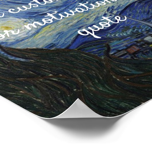 独自の引用文カスタムポスターの作成 – Van ゴッホ ポスター (角)
