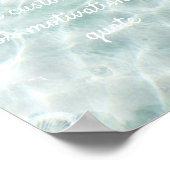 独自の引用文カスタムポスターの追加 – 海 ポスター (角)