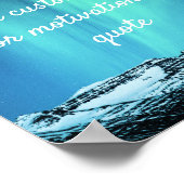 独自の引用文カスタムポスターの追加 – Northern Lights ポスター (角)