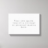 独自の引用文キャンバス印刷の作成 キャンバスプリント (正面)