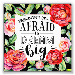 独自の引用文ギフトレッドローズテンプレート フォトプリント