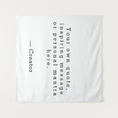 独自の引用文タペストリーの作成 タペストリー (正面(横))