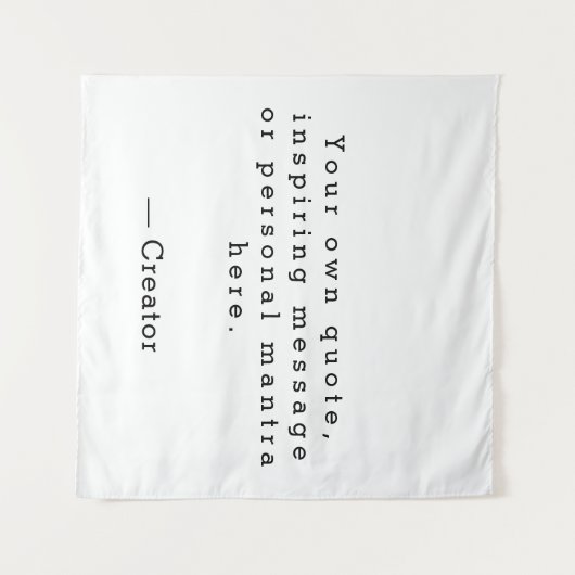 独自の引用文タペストリーの作成 タペストリー (正面(横))